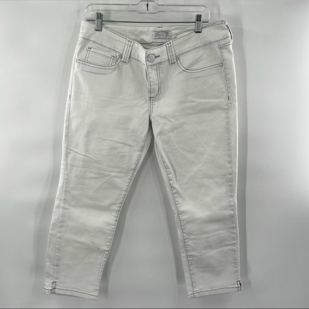 Seven7 white skinny jeans size 12